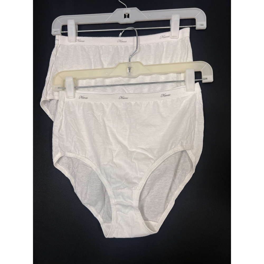Hanes Women's Size Large Panty Bikini Cotton Set Of 2 NWOT